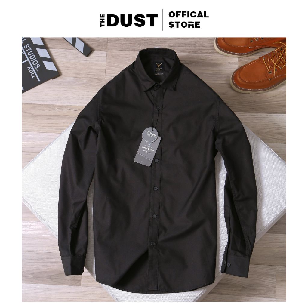 Áo sơ mi nam dài tay Stoshi cao cấp, áo sơ mi nam công sở basic, form slimfit, nhẹ thoáng mát