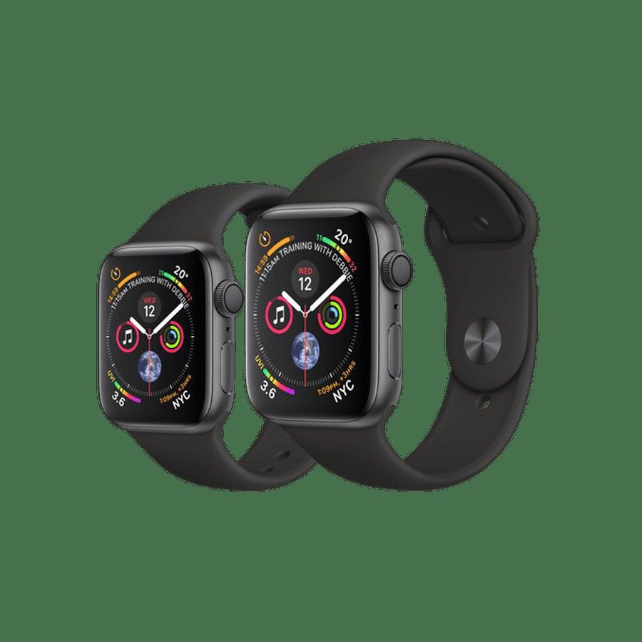 [Trả góp 0% LS] Đồng hồ thông minh Apple Watch Series 4 44mm Thép Black Dây Sport 