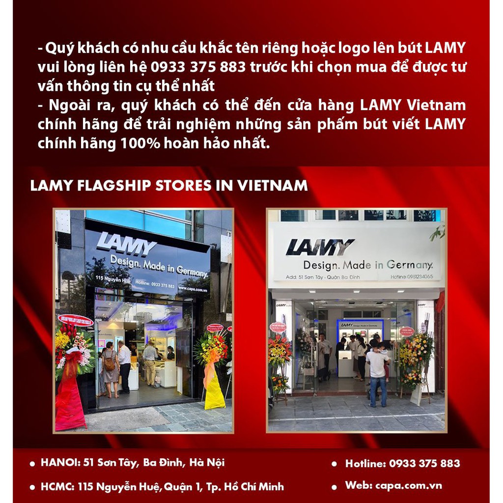 Bút máy cao cấp LAMY pur (047) - Hãng phân phối chính thức