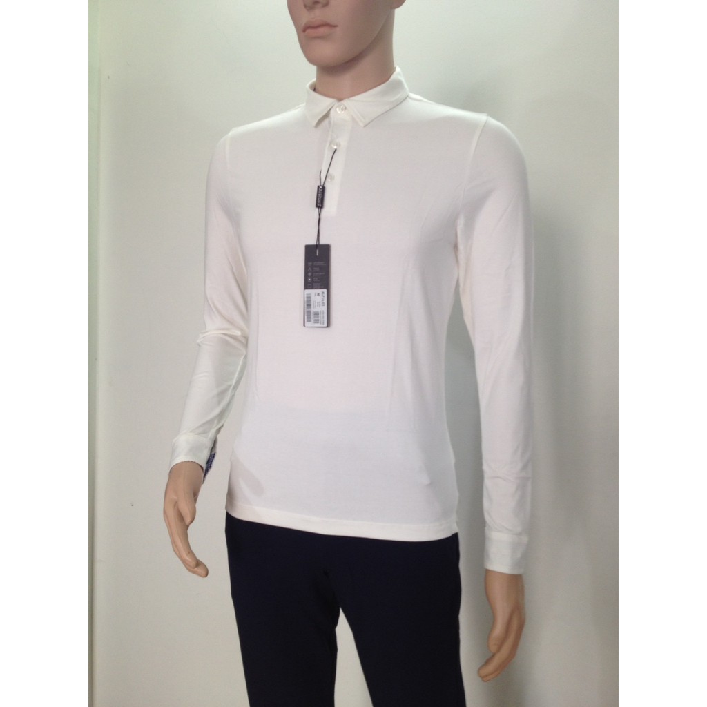 Áo thun có cổ thu đông cotton Aristino đang giảm giá màu đỏ và trắng ( chỉ còn size XXL)