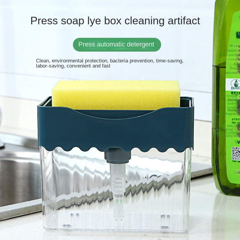 Cọ Xốp Rửa Chén Dạng Nhấn Tự Động Tiện Dụng Cho Nhà Bếp