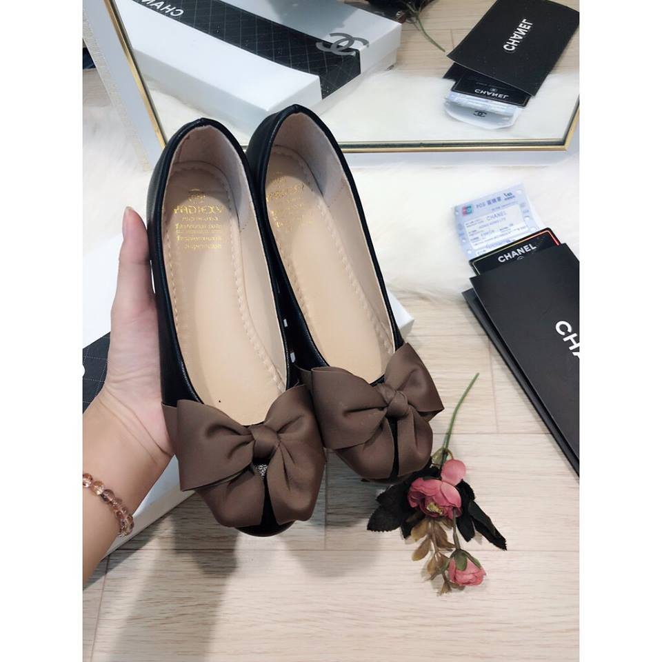 Giày Nữ Đế Bằng - Búp Bê Nơ Vải Siêu Xinh | BigBuy360 - bigbuy360.vn