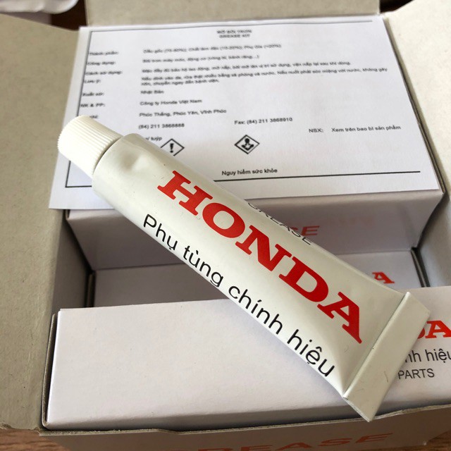 Bộ tuýp mỡ chịu nhiệt chính hãng Honda