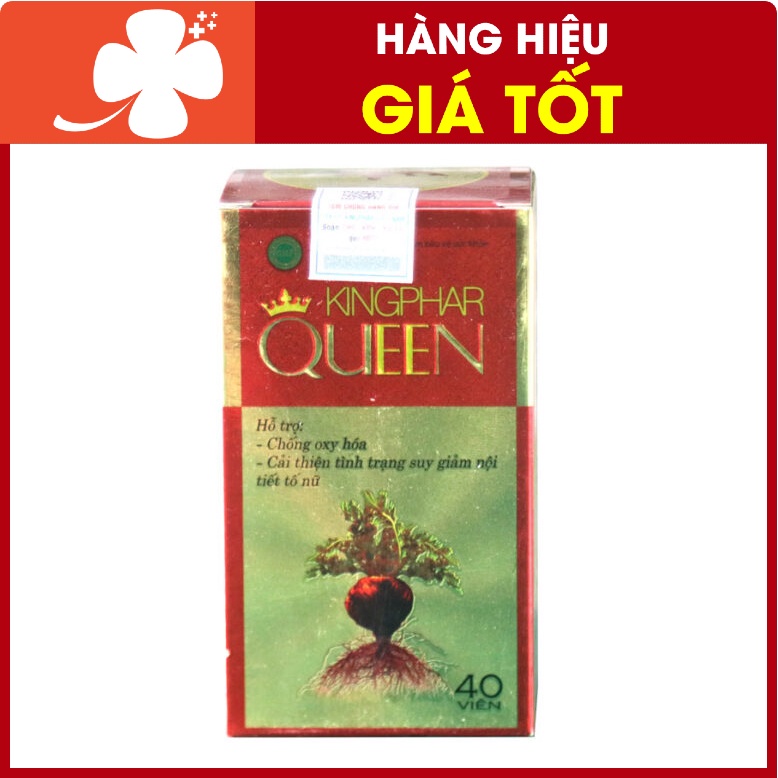 Kingphar Queen- Hỗ trợ làm chậm quá trình lão hóa, thu nhỏ vùng kín, cải thiện tình trạng suy giảm nội tiết tố nữ