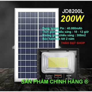 Đèn năng lượng mặt trời chính hãng jindian jd-8200l thảo đạt.