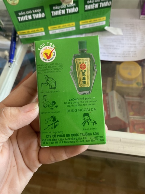 Dầu gió xanh Thiên Thảo 12ml