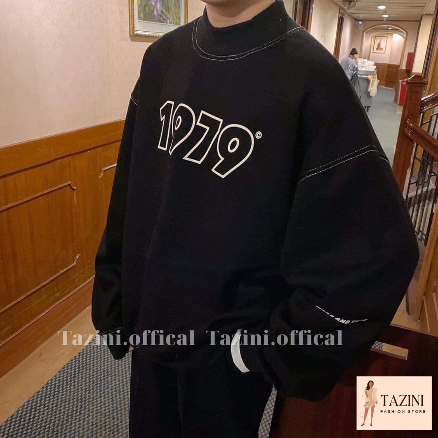 [Video + Ảnh Thật] Áo Sweater Dài Tay Unisex 1979 TaZiNi - Mã 487 | BigBuy360 - bigbuy360.vn