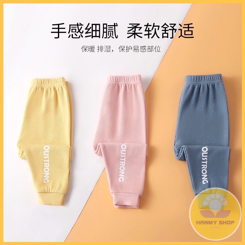 Quần Dài Thu Đông cho bé trai bé gái dày dặn ấm áp từ 10-32kg