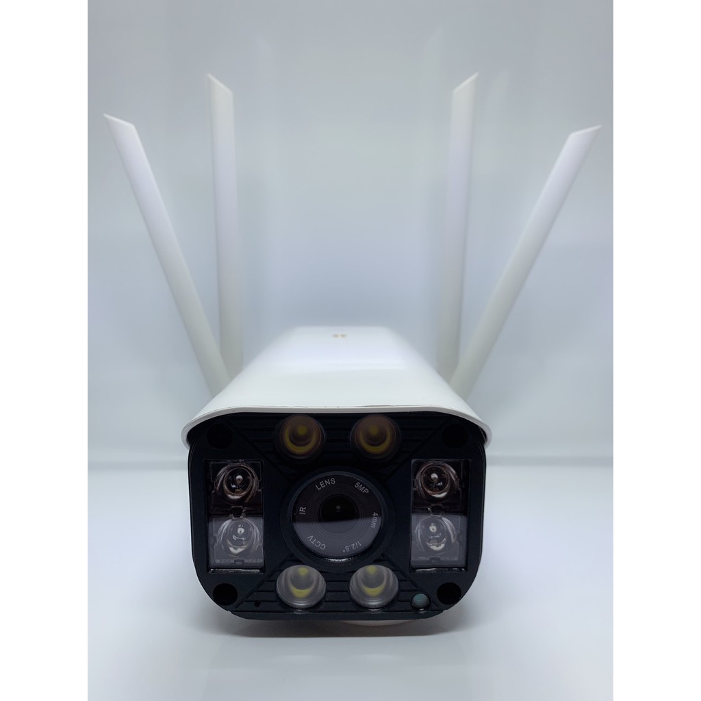 CAMERA WIFI CHUẨN 3.0  ngoài trời - trong nhà camera IP yoosee 4 Râu 3.0 Mpx - hỗ trợ 4 đèn hồng ngoại và 4 đèn LED