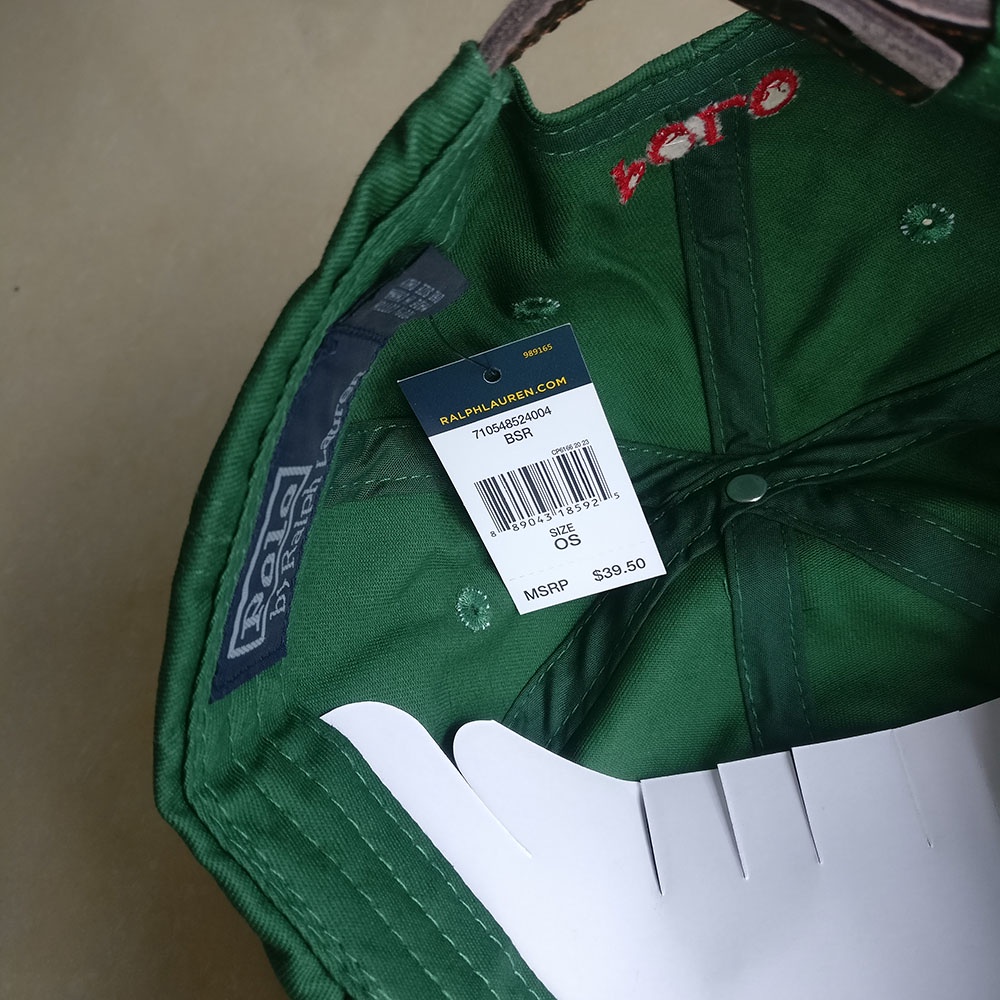 Mũ Lưỡi Trai Bóng Chày Polo Dây Da Thêu Hình Ngựa Pony Rider Có Thể Điều Chỉnh