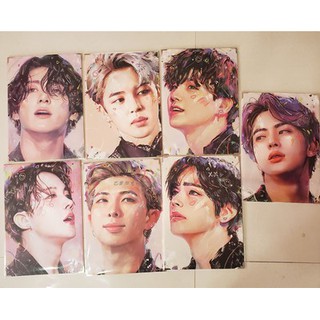 Poster nhóm nhạc BTS 8 tấm