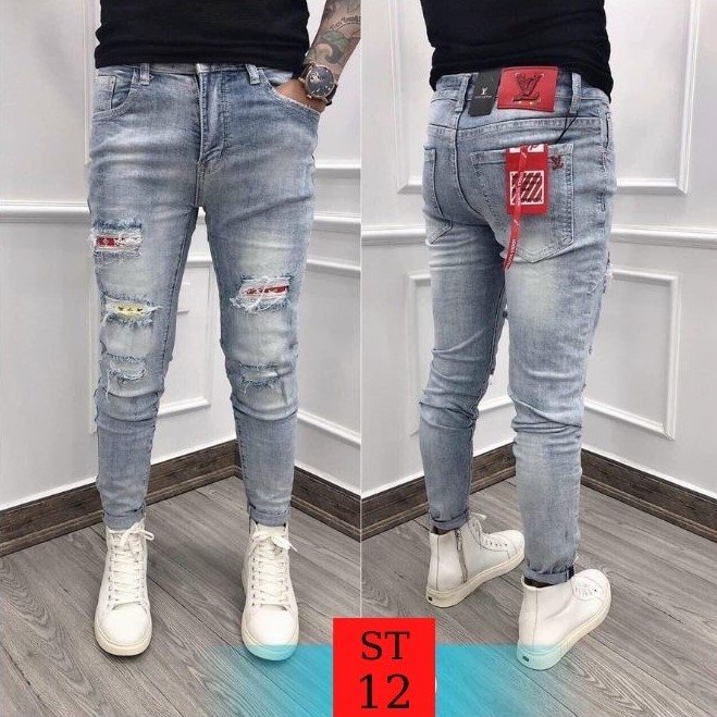Quần Jean Nam chất bò cá tính NJF ms 12