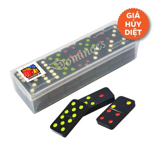 Đồ chơi board game bg1008 cờ domino đen cao cấp