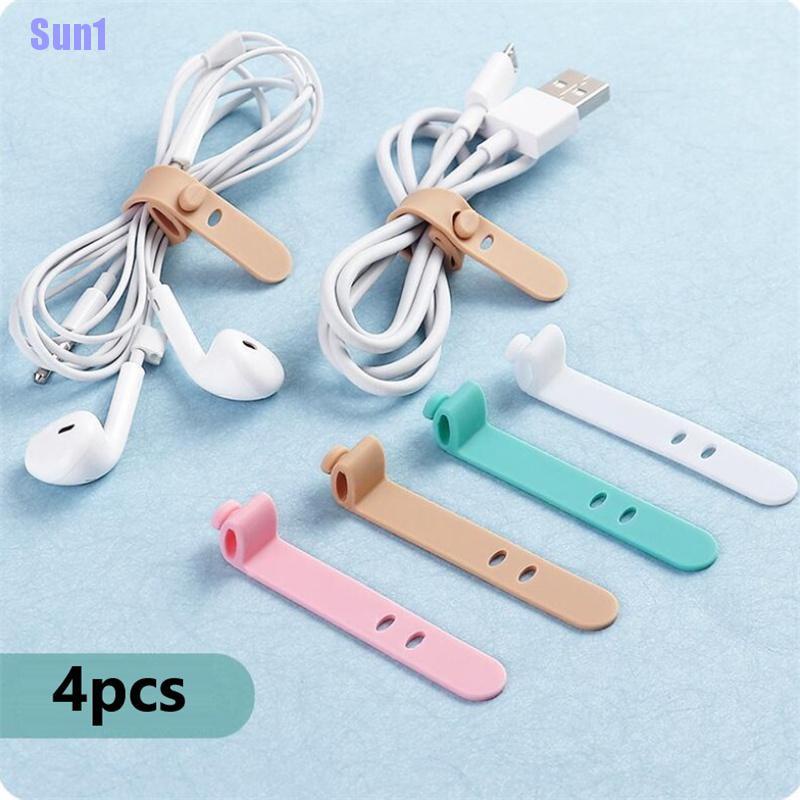 Kẹp Cố Định Dây Cáp Bằng Silicone Tiện Dụng