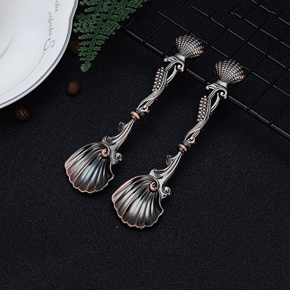 Muỗng cà phê AVALENTINE mini bằng hợp kim kẽm khắc họa tiết cổ điển
