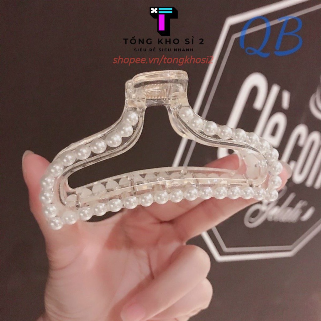 ( #cột_tóc ) Kẹp tóc Hàn Quốc đính đá, Cặp tóc càng cua nhựa nhiều kiểu tùy chọn xinh xắn sang chảnh cho nữ hottrend KD1