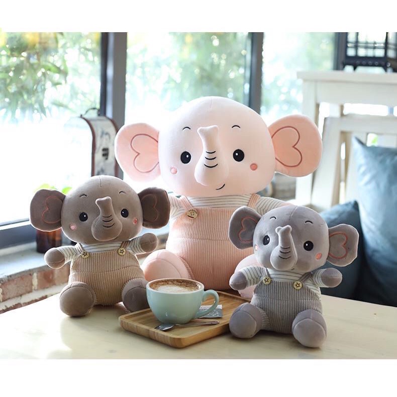 Voi Con Nhồi Bông Cute - Voi Bông Cao Cấp Size 25cm