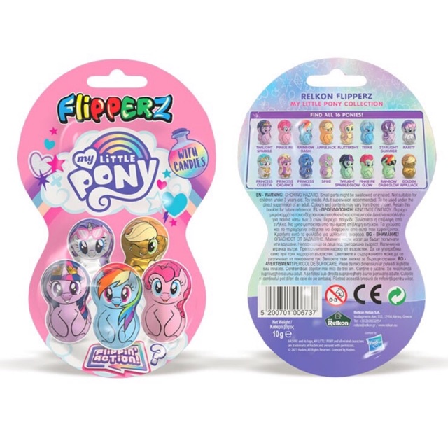 Kẹo Đồ Chơi Lật Đật My Little Pony Flipperz