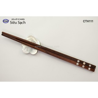 ĐŨA GỖ TRẮC KHẢM 3 CHẤM XÀ CỪ HAHANCO CTH111