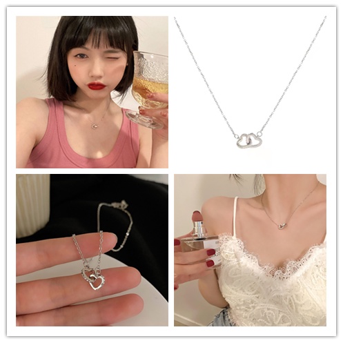 Vòng cổ Mặt Trái Tim Sang Trọng Thời Trang Mùa Hè Cho Nữ