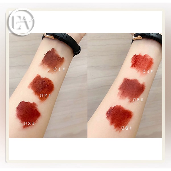 HERORANGE~Thực hiện tại trung quốc Son môi giá rẻ Men môi mài Vỏ trong suốt Sương mù có màu da men trắng