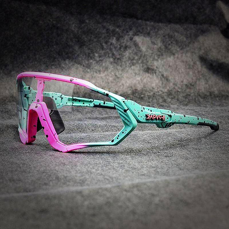 Kính Kapvoe đổi màu Kính Đạp Xe 1 Tròng Chất Lượng Cao