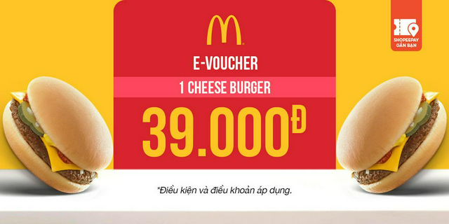 E-Voucher McDonald's 1 Cheese Burger