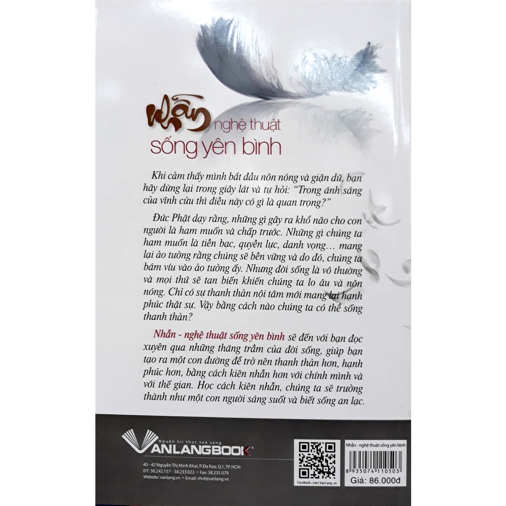 Sách - Nhẫn - Nghệ Thuật Sống Yên Bình (Allan Lokos- Văn Lang)