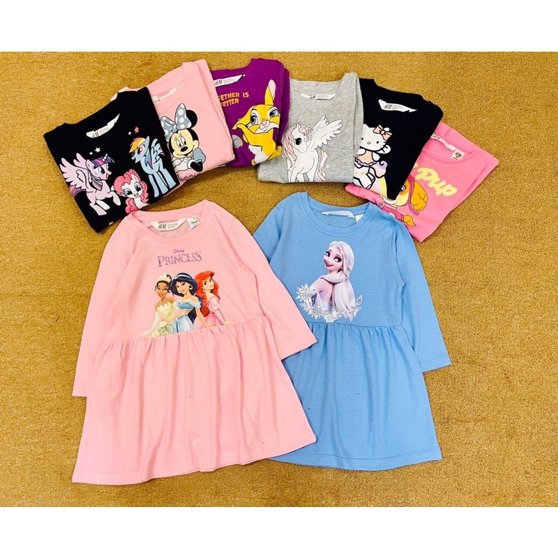 Váy cotton dài tay HM cực xinh