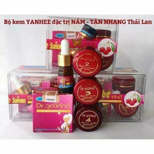 BỘ 5 MÓN DƯỠNG TRẮNG MỜ NÁM CHERRY ĐỎ THÁI LAN [ Sơn Lương Shop Hà Nội ]