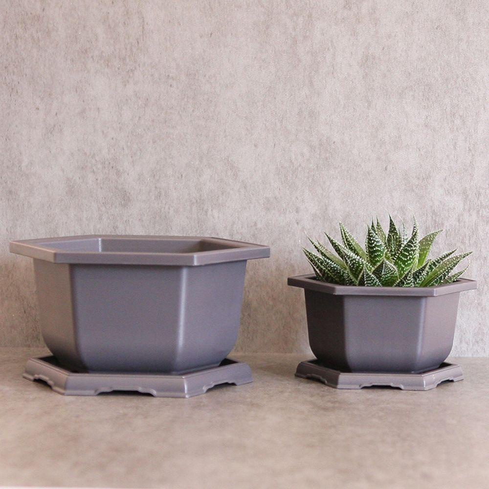 LONTIME Chậu Nhựa Trồng Cây Hình Lục Giác