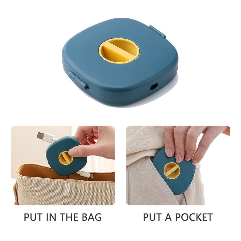 Dụng Cụ Sắp Xếp Dây Cáp Gọn Gàng Gồm 3 Màu Tùy Chọn