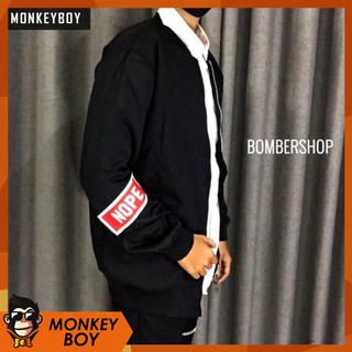 [Ảnh thật] Áo khoác Bomber NOPE.MICKEY (hàng design cao cấp) [Monkeyboy]