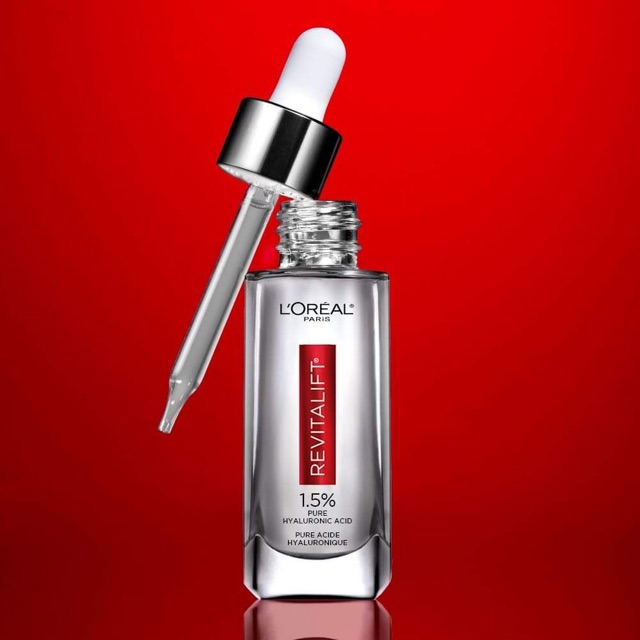 [Hàng Mỹ]Serum dưỡng ẩm chống lão hoá da L’Oreal Paris Revitalift Derm Intensives 1.5% Pure Hyaluronic Acid30ml