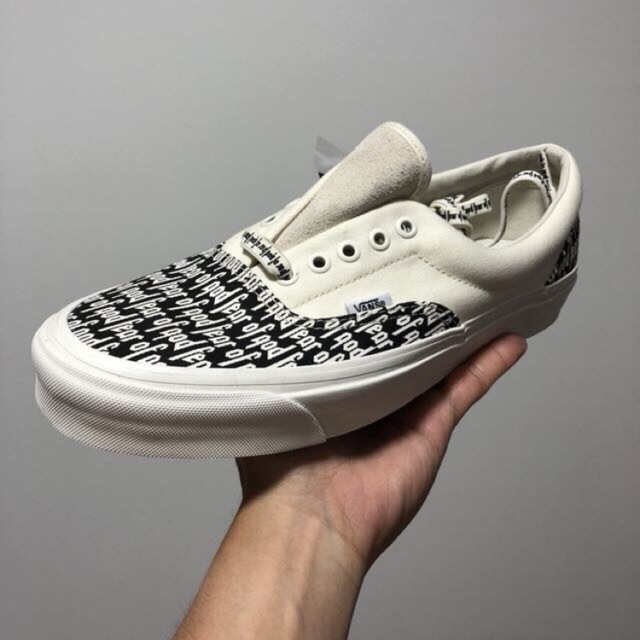 [SALE] Giày Vans X Fear of God (Fog) Chữ Trắng