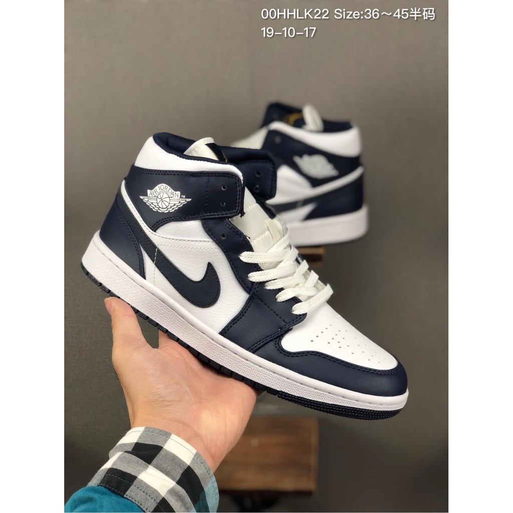 Nike Air Jordan 1 Mid AJ1 Joe 1 Chinese Neutral Original Leather Basketball Shoes New Batch Original Shoes Custom