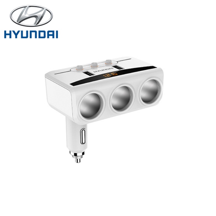 Bộ chia tẩu sạc ô tô nhãn hiệu Hyundai HY-29