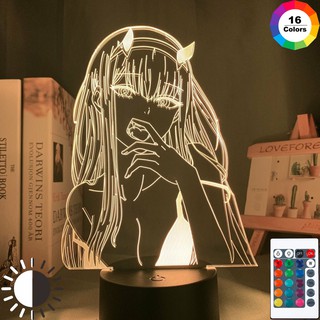 Đèn Led Chiếu Hình Anime 3d Zero 002 Darling In The Franxx