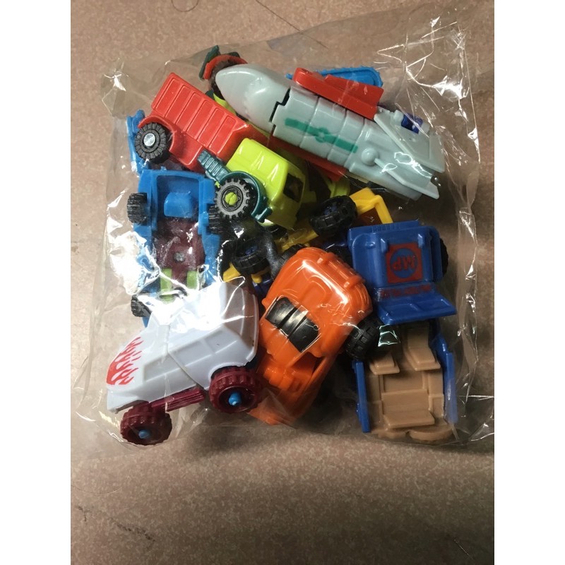 Combo 10 xe lắp ráp robot, Đồ chơi sáng tạo cho bé