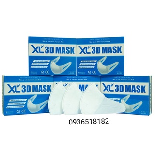 (Hàng chuẩn)Hộp khẩu trang 3D mask Xuân Lai công nghệ Nhật 50 cái