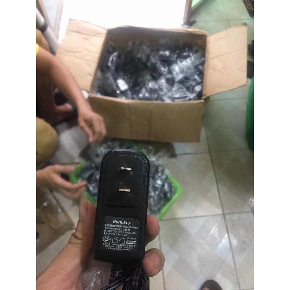 Nguồn 12v-1.65A Hunkey