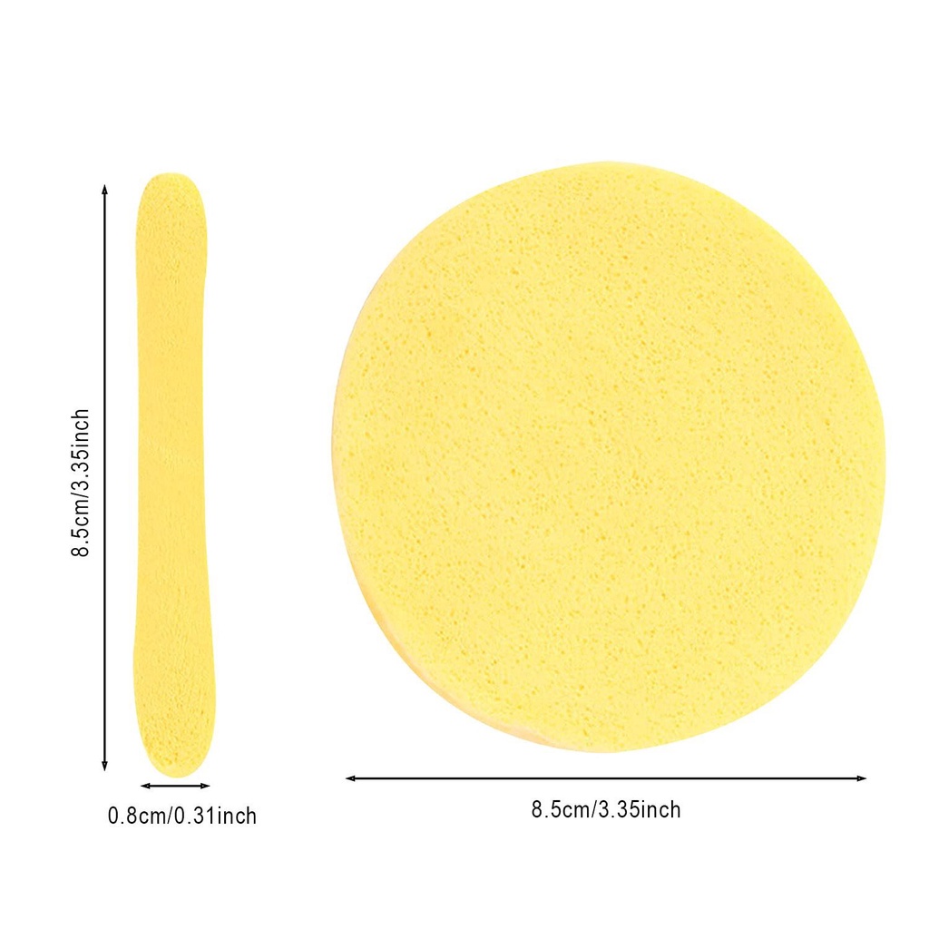 [Hàng mới về] Set 12 miếng mút tẩy trang dạng nén nhiều màu sắc tiện lợi