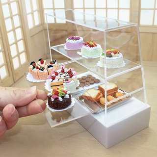 Tủ Trưng Bày Bánh Kem Tỉ Lệ 1: 12 Cho Nhà Búp Bê