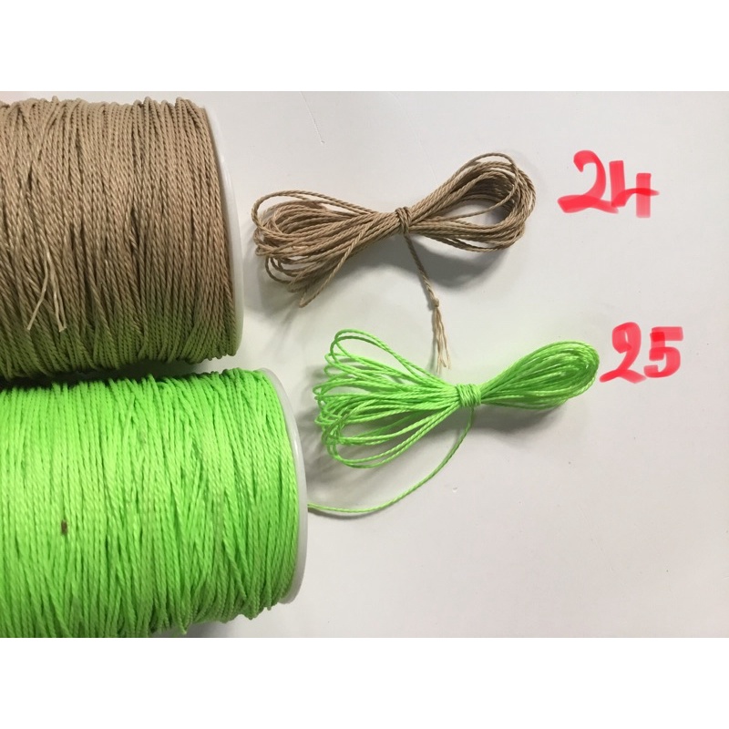 Dây xoắn nhựa 1mm, làm vòng tay