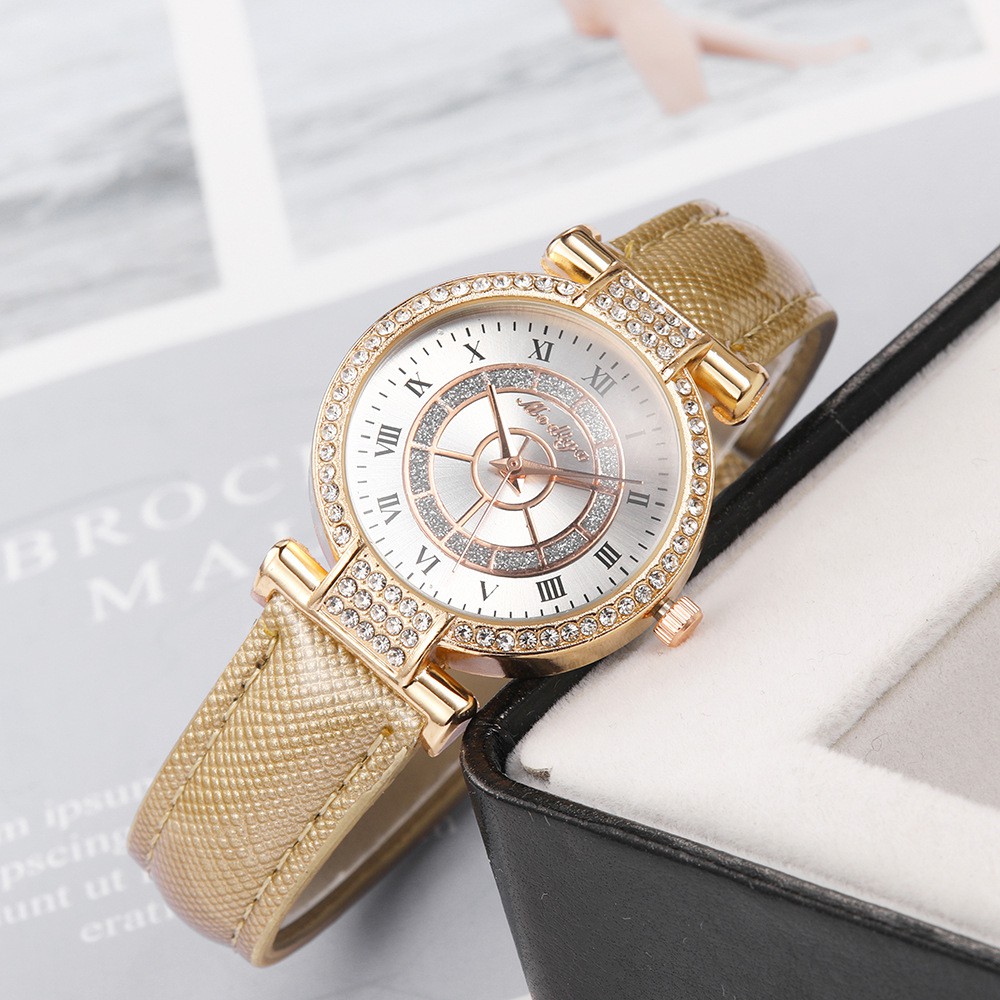 Đồng Hồ Nữ Thời Trang MODIYA Dây Da Cao Cấp  Đính Đá Sang Trọng Quý Phái ( Mã: MO11) | BigBuy360 - bigbuy360.vn