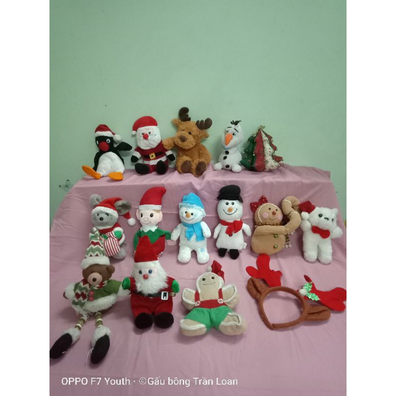 Gấu bông noel mẫu mới về