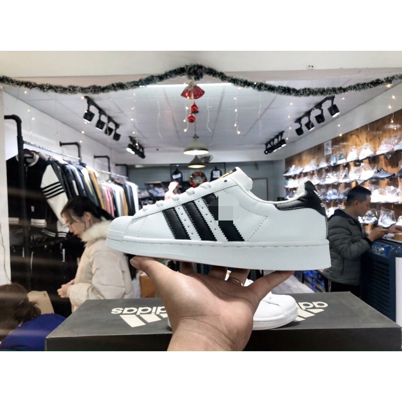 (⚡️Zep một một⚡️Tặng ful bok+tất+quà⚡️) Giày thể thao,sneakers nam nữ trắng Sò cao cấp dễ phối đồ G916