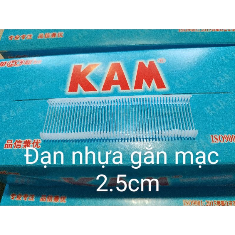 Hộp 5000 sợi đạn nhựa KAM, ti nhựa gắn mạc 25mm