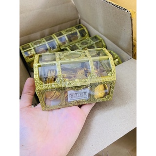 Socola rương vàng( có mẫu đồng tiền và thỏi vàng) 120gr (Date 2023)