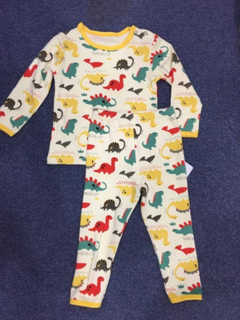 Bộ thu đông dài tay bộ quần áo cotton cho bé quần áo bộ